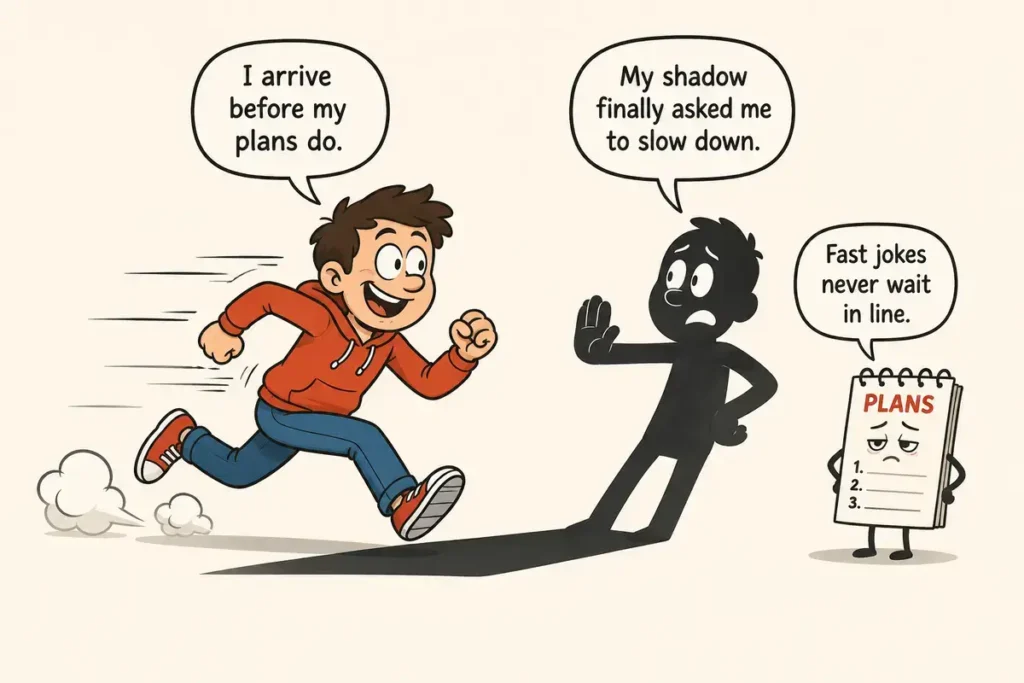 Best Speed Jokes One Liners to Finish Strong