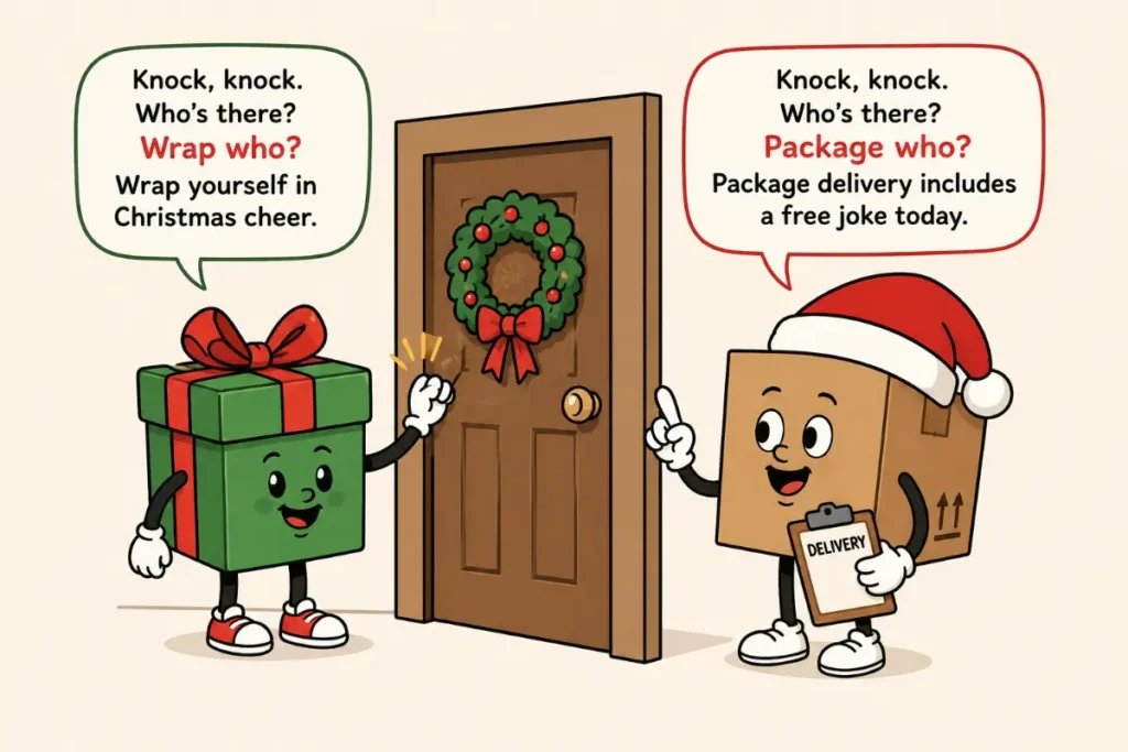 Christmas Gift Knock Knock Jokes That Wrap Up Big Laughs