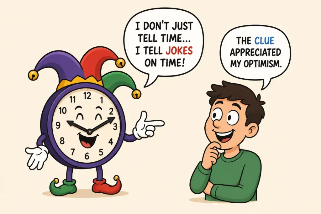 Creative Joker Clock Jokes for Social Media Sharing