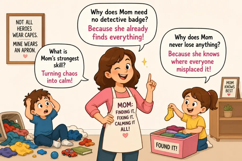 Cute Mother’s Day Jokes About Mom’s Superpowers