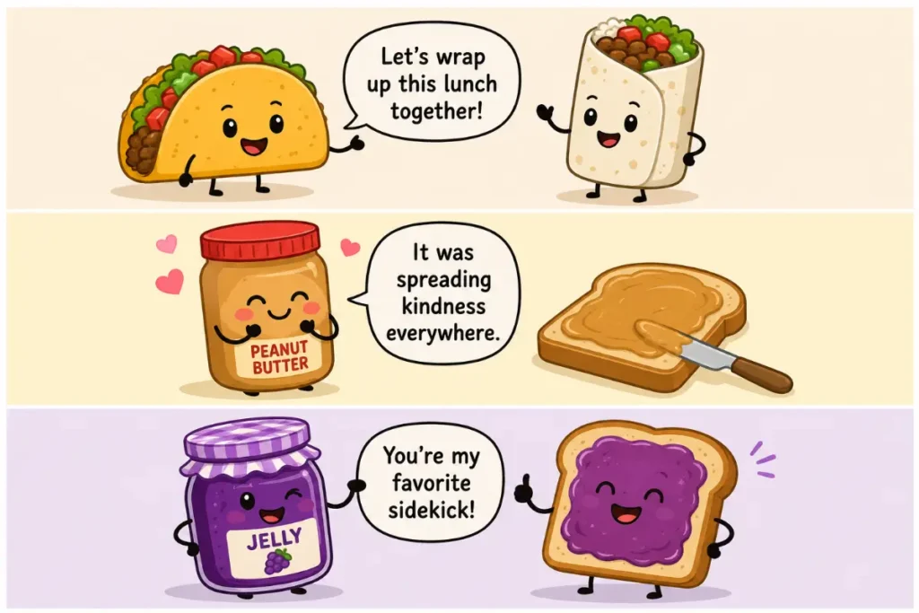 Food Puns Perfect for Lunchbox Notes