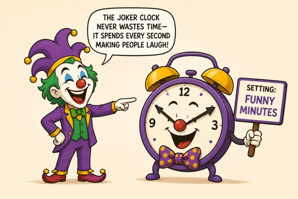 Joker Clock Puns That Will Make You Laugh Around the Clock