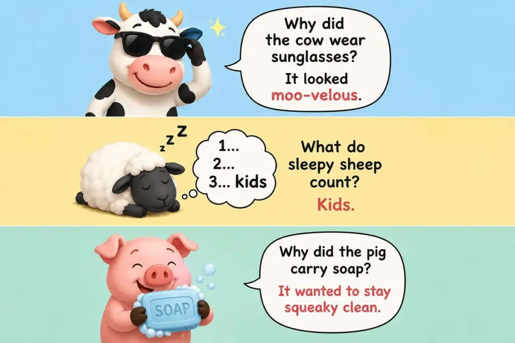 Silly Animal Jokes for 5 Year Olds