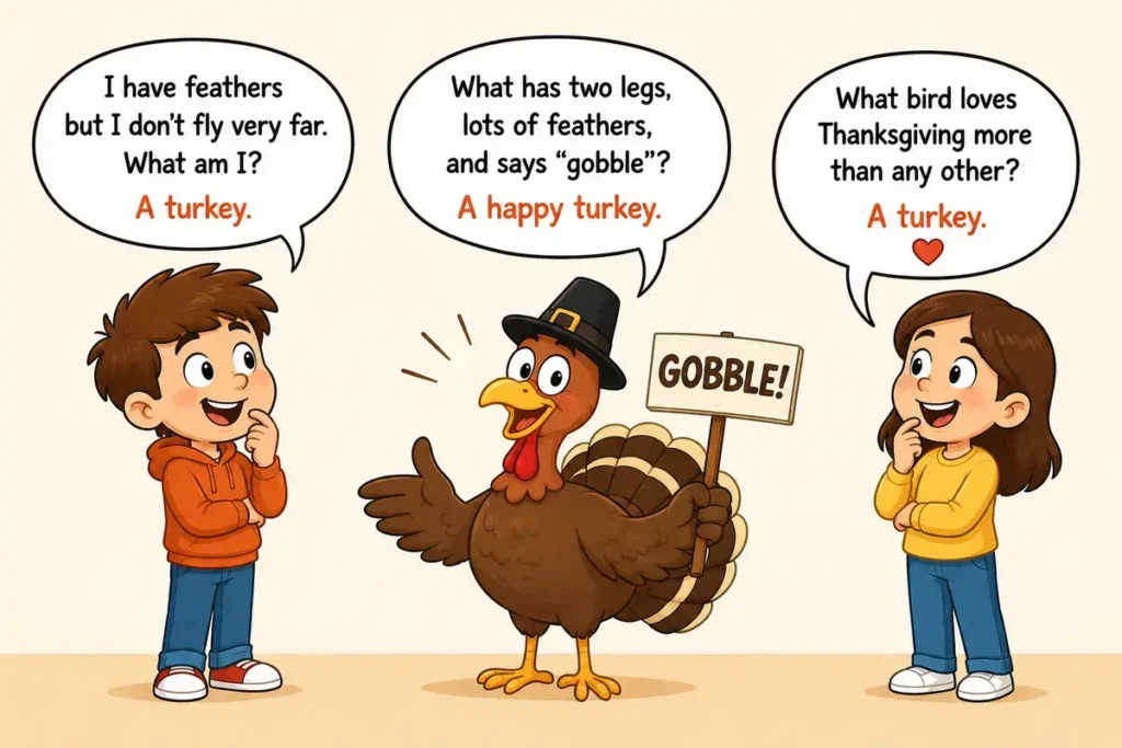 Turkey Riddles for Kids