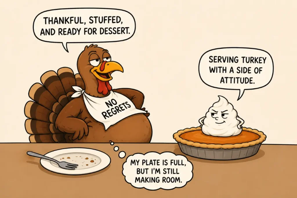 Adult Thanksgiving Caption Jokes