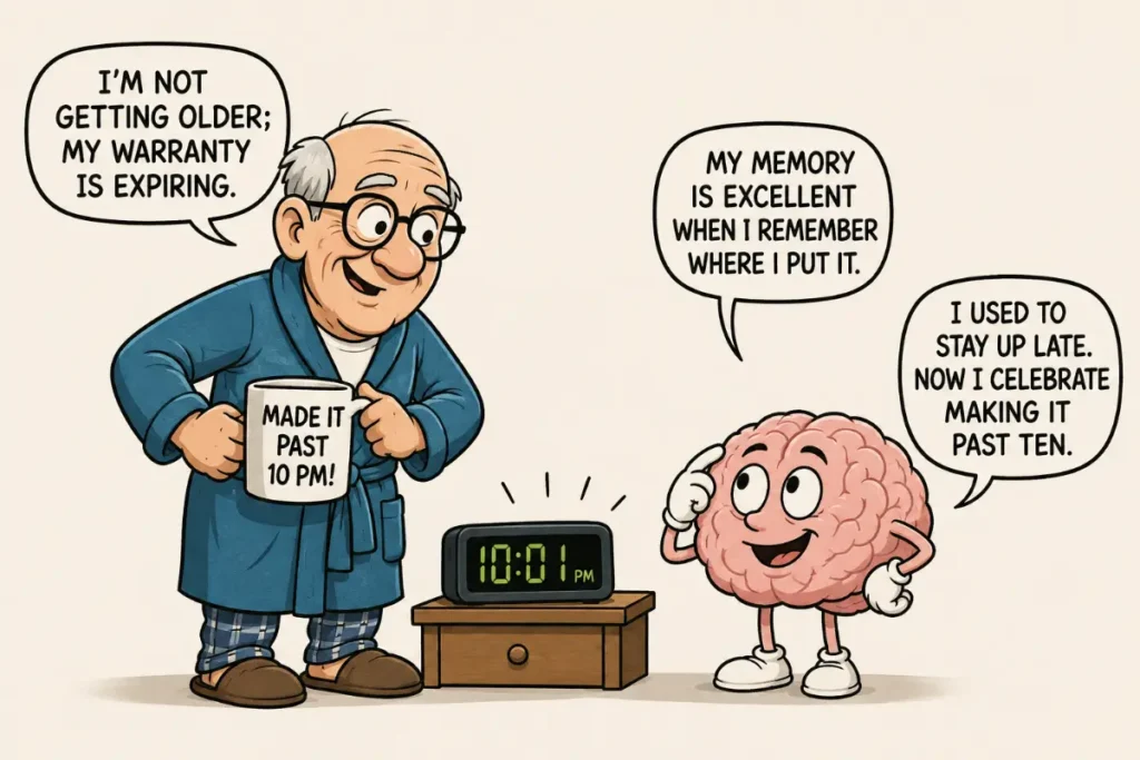 Aging and Getting Older One-Liners