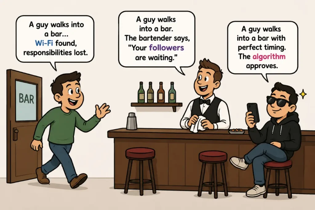 Best Guy Walks Into a Bar Jokes for Social Media