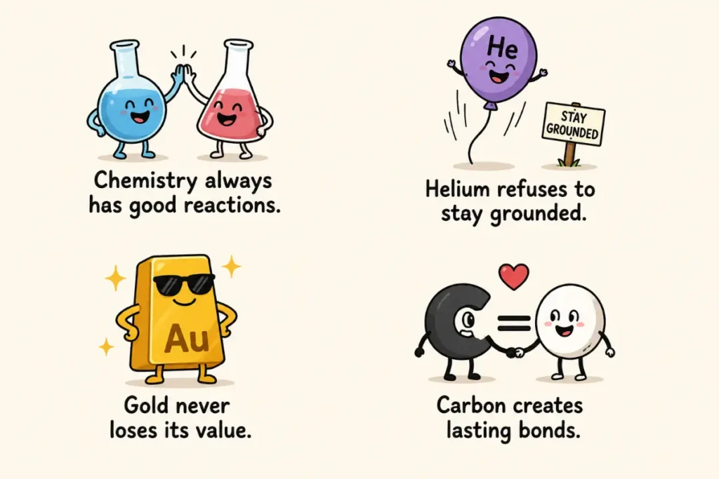 Best Short Periodic Table One-Liners