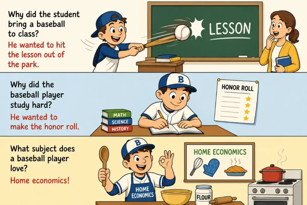 Clean Baseball Puns for School and Family