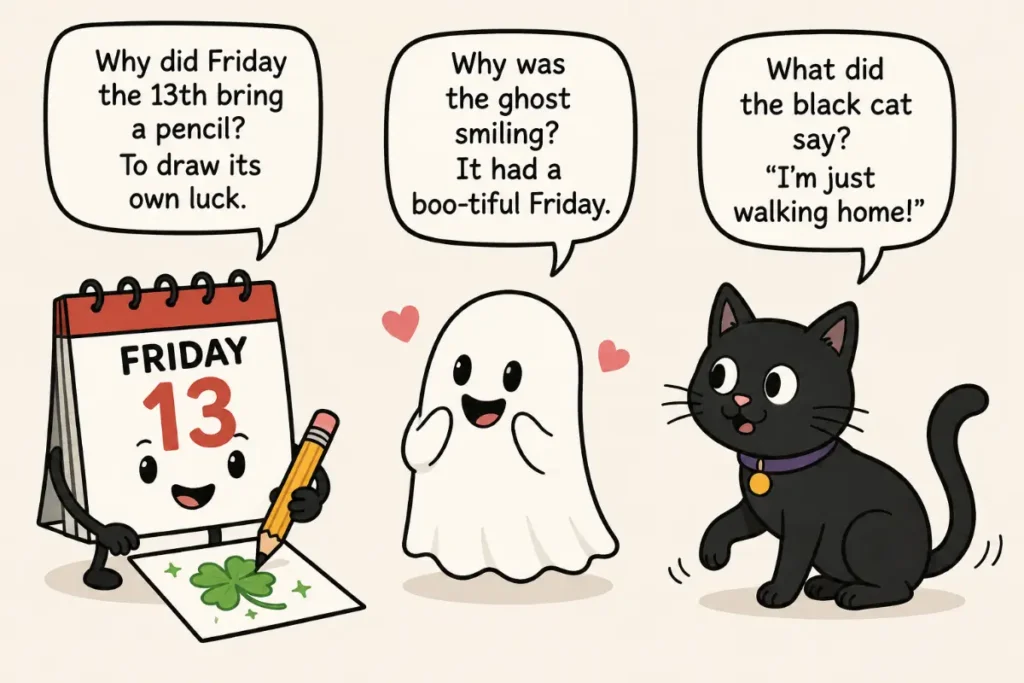 Clean Jokes About Friday the 13th for Kids & Families