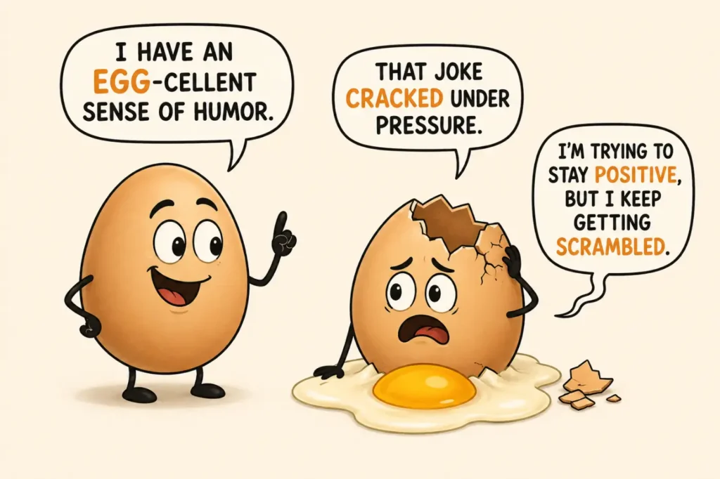 Flucky Egg Puns That Crack People Up