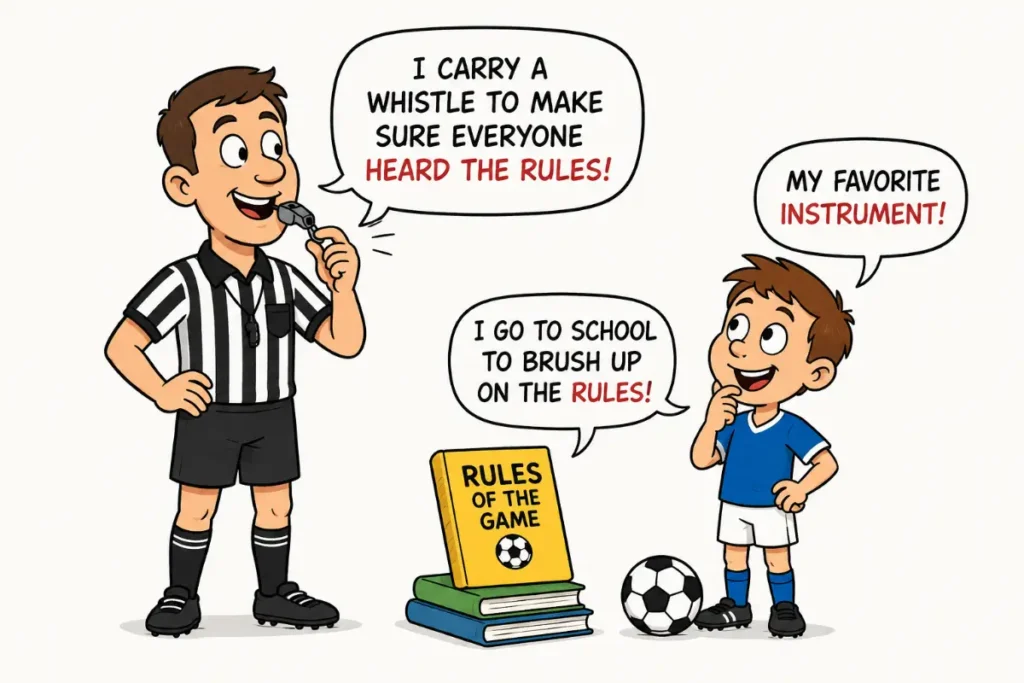 Football Referee Jokes for Kids