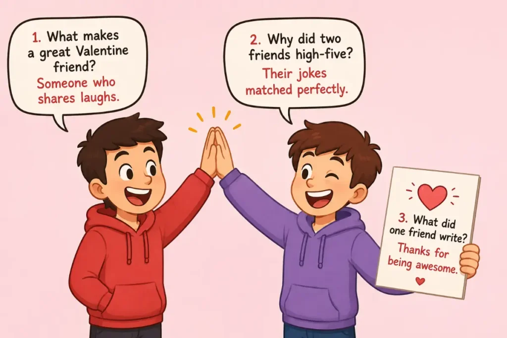 Friendship with Children's Valentine Jokes