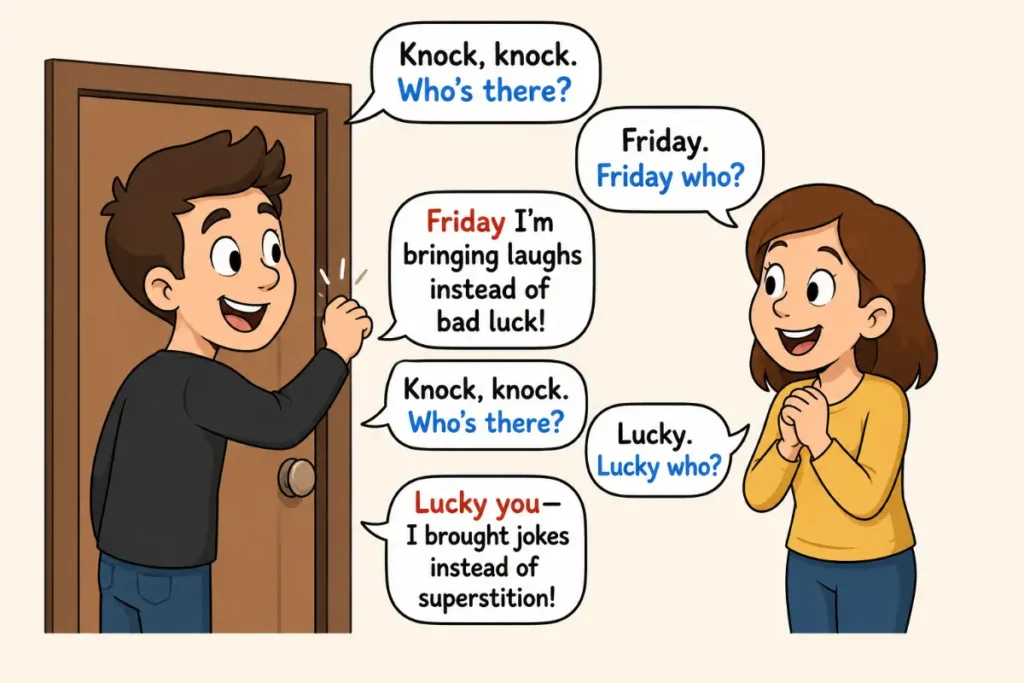 Funny Friday the 13th Knock-Knock Jokes