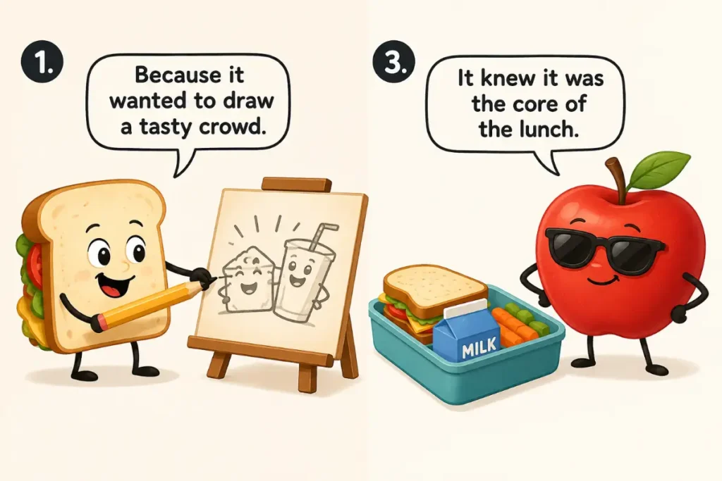 Funny School Lunch Jokes for Kids Love to Share