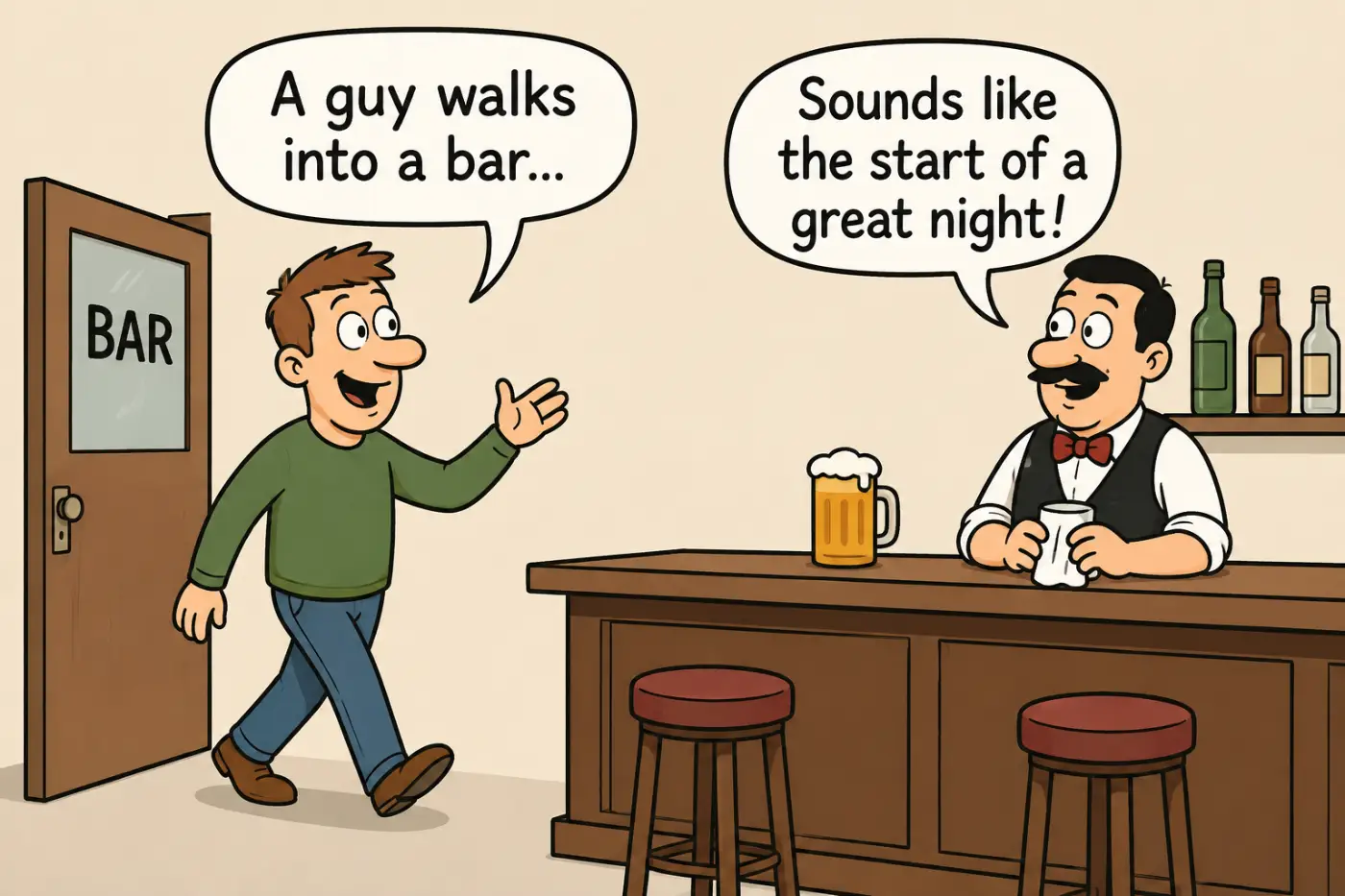 Guy Walks Into a Bar Jokes