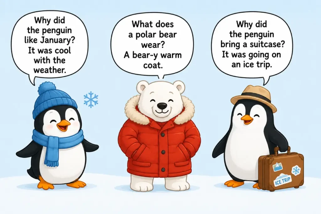 January Animal Jokes for Kids
