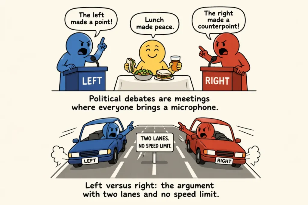 Left vs Right Debate Jokes