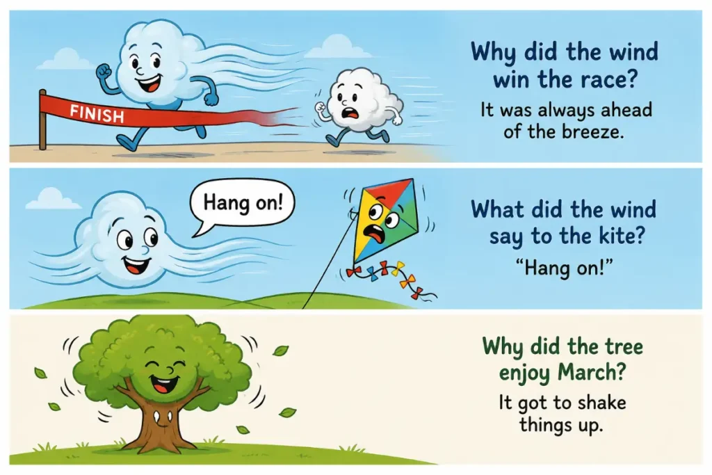 March Wind Jokes for Kids