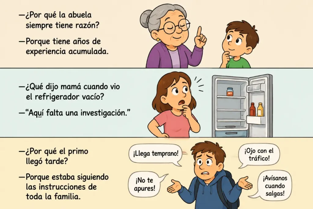Mexican Family Jokes in Spanish