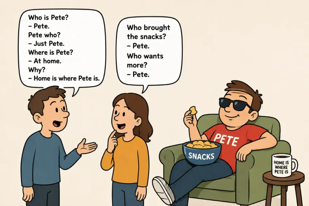 Pete and Repeat Joke Ideas for Kids and Teachers