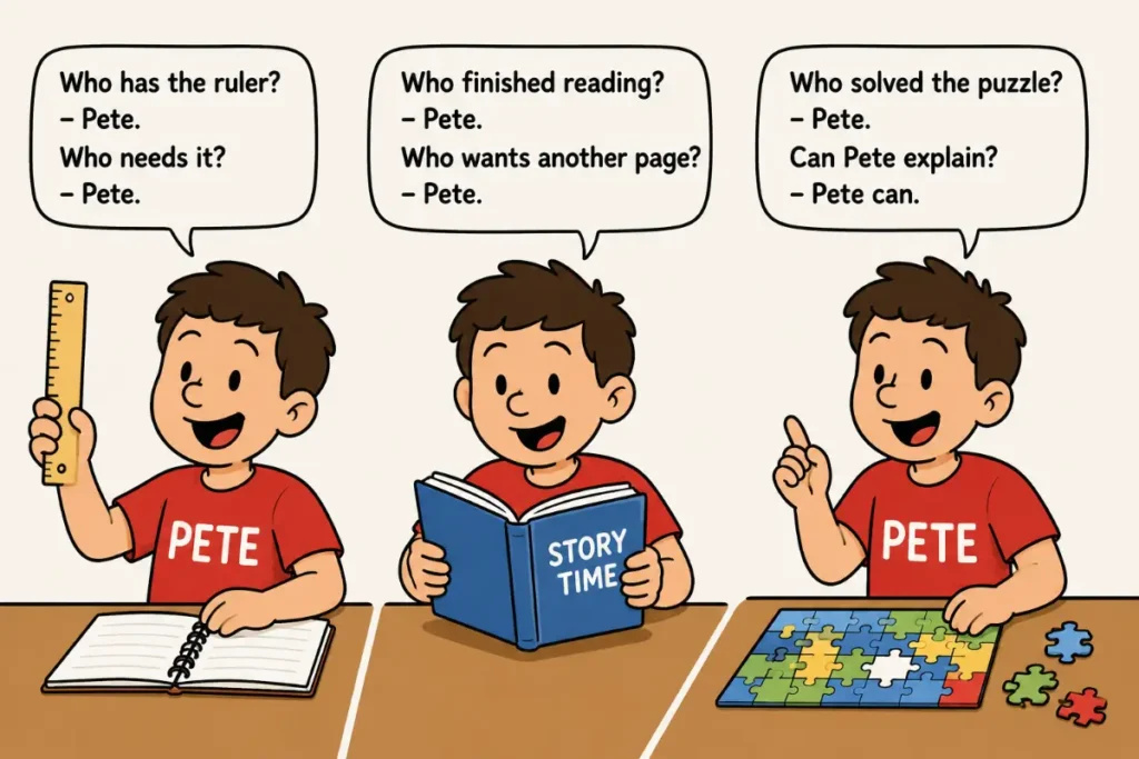 Pete and Repeat Joke Ideas for Kids and Teachers