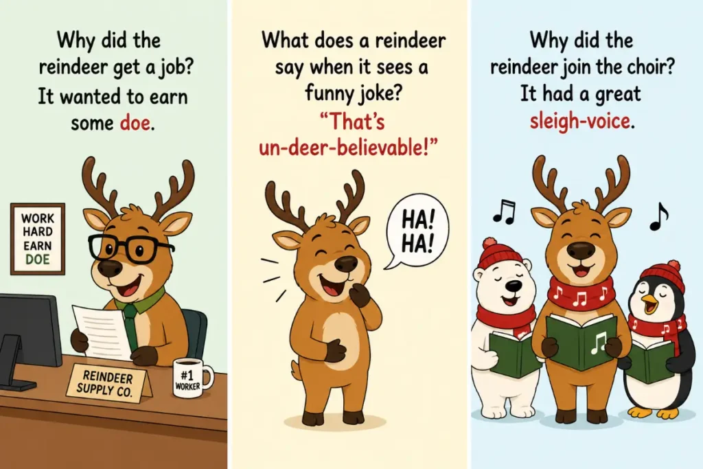 Reindeer Jokes for Children