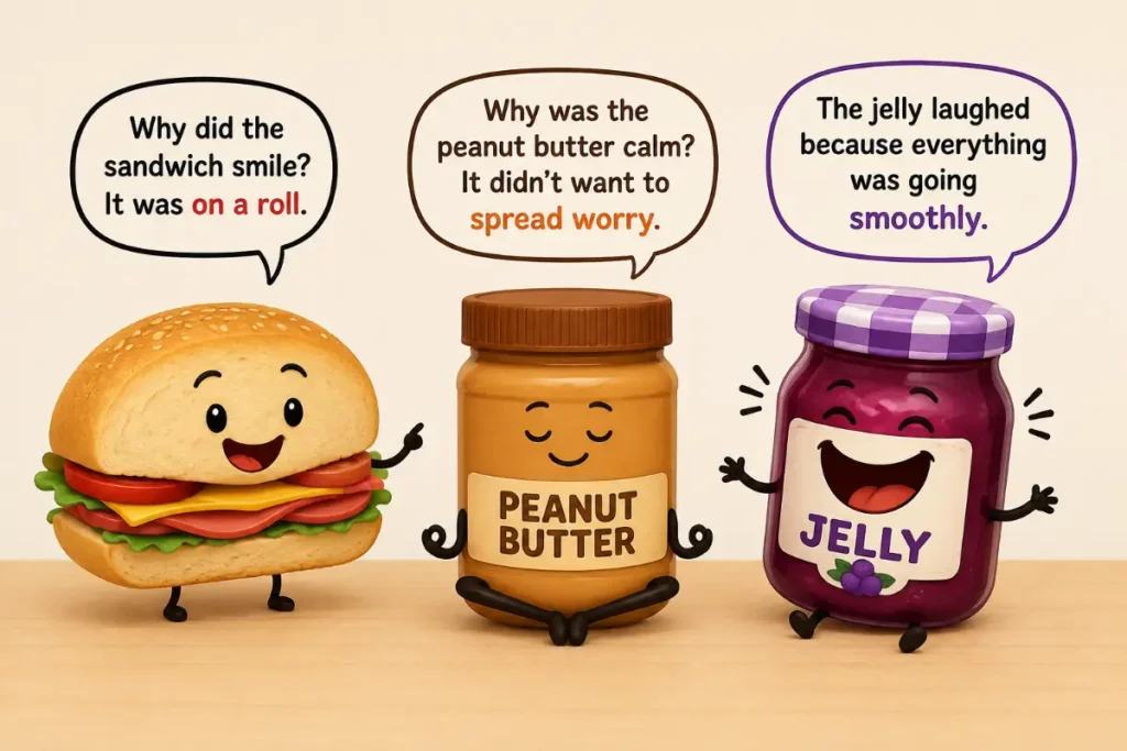 Sandwich Lunch Box Jokes for Kids