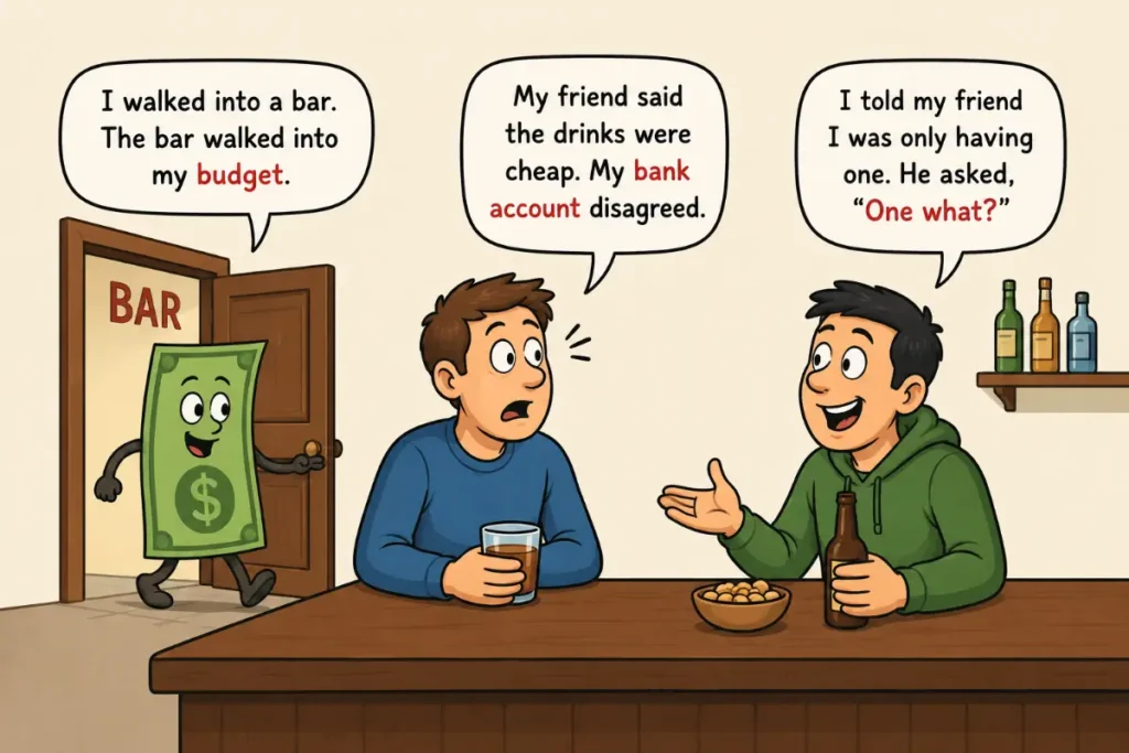Short Bar Jokes for Friends