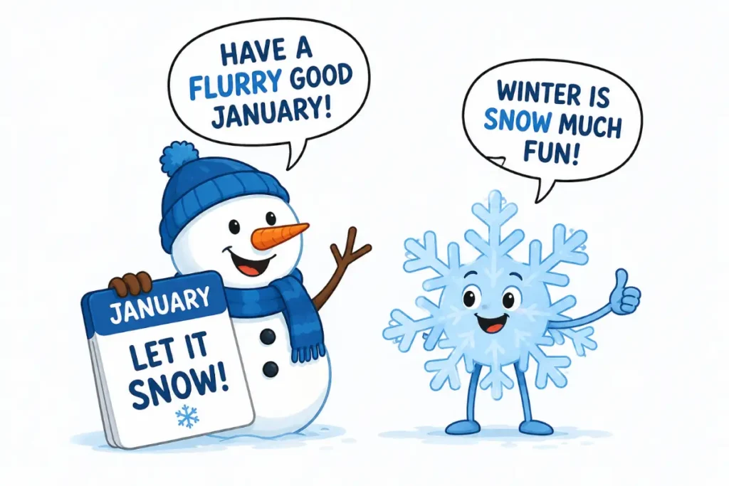 Short January Puns and One-Liners