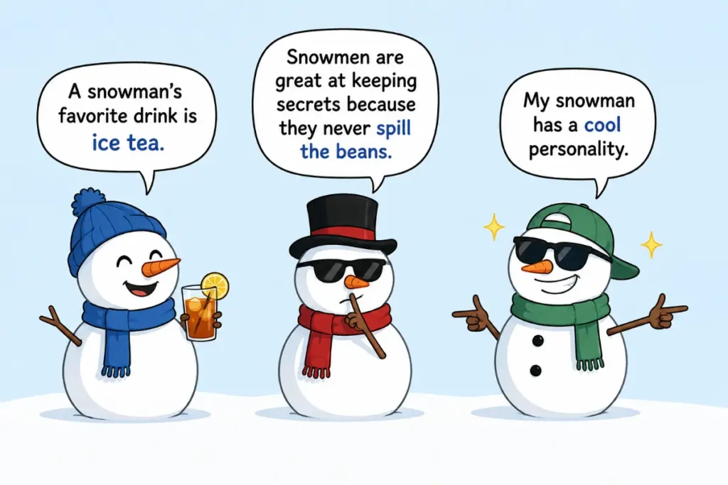 Snowman One-Liners for Kids
