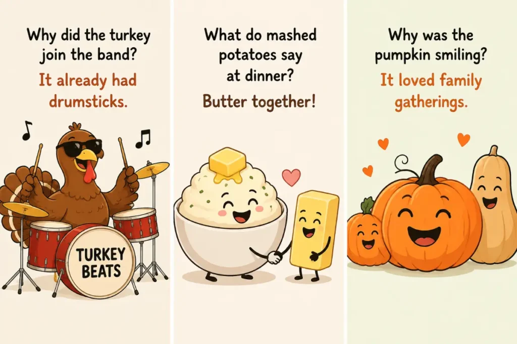 Thanksgiving Holiday Jokes for Kids