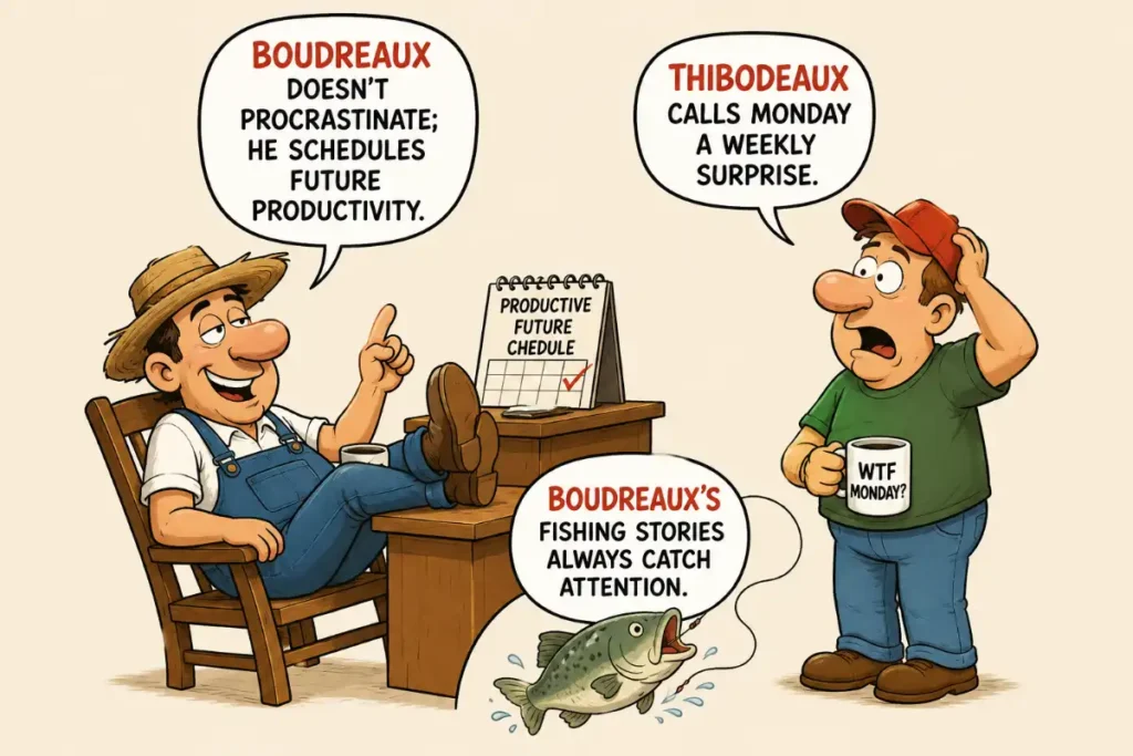 Boudreaux and Thibodeaux One-Liner Jokes