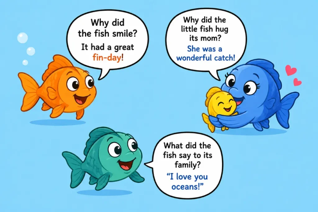 Cute Fish Jokes for Kids