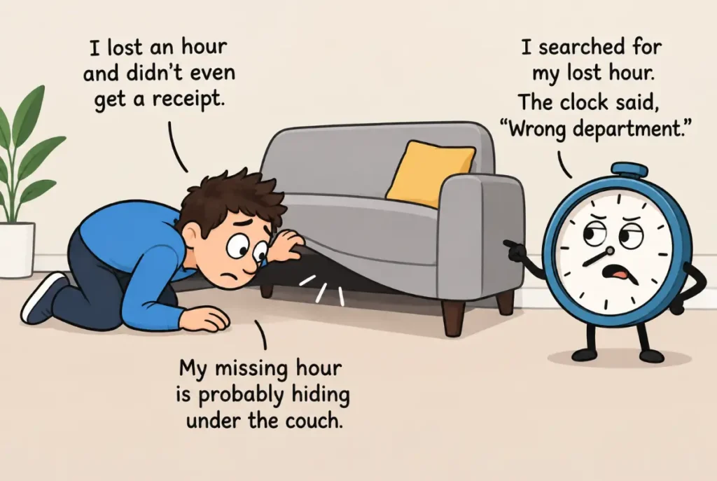 Daylight Saving Time Jokes About Losing an Hour