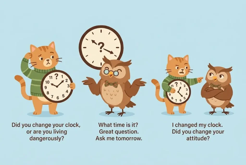 Daylight Saving Time Jokes for Friends and Family