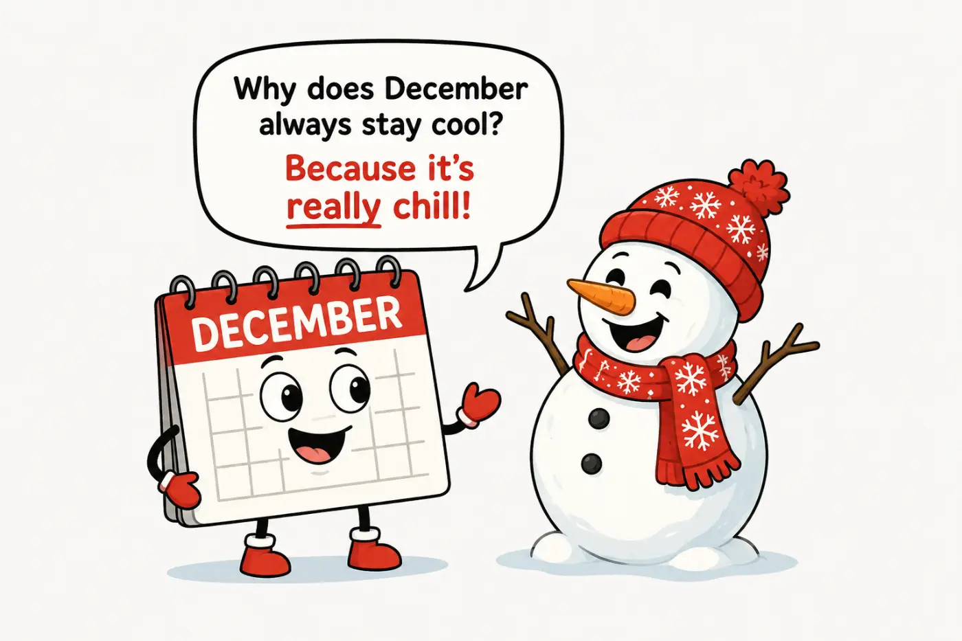 December Jokes for Kids
