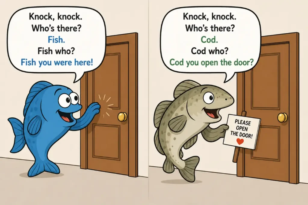Fish Knock-Knock Jokes for Kids