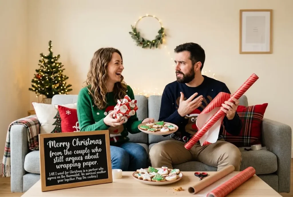 Funny Couples Christmas Cards