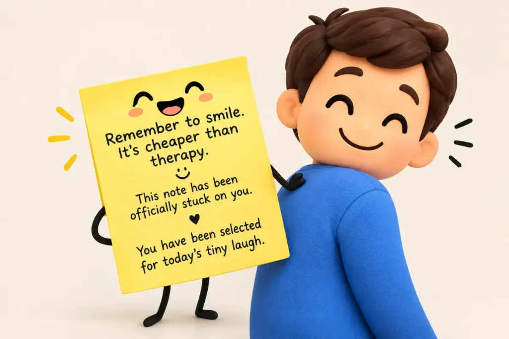 Funny Jokes for Sticky Notes