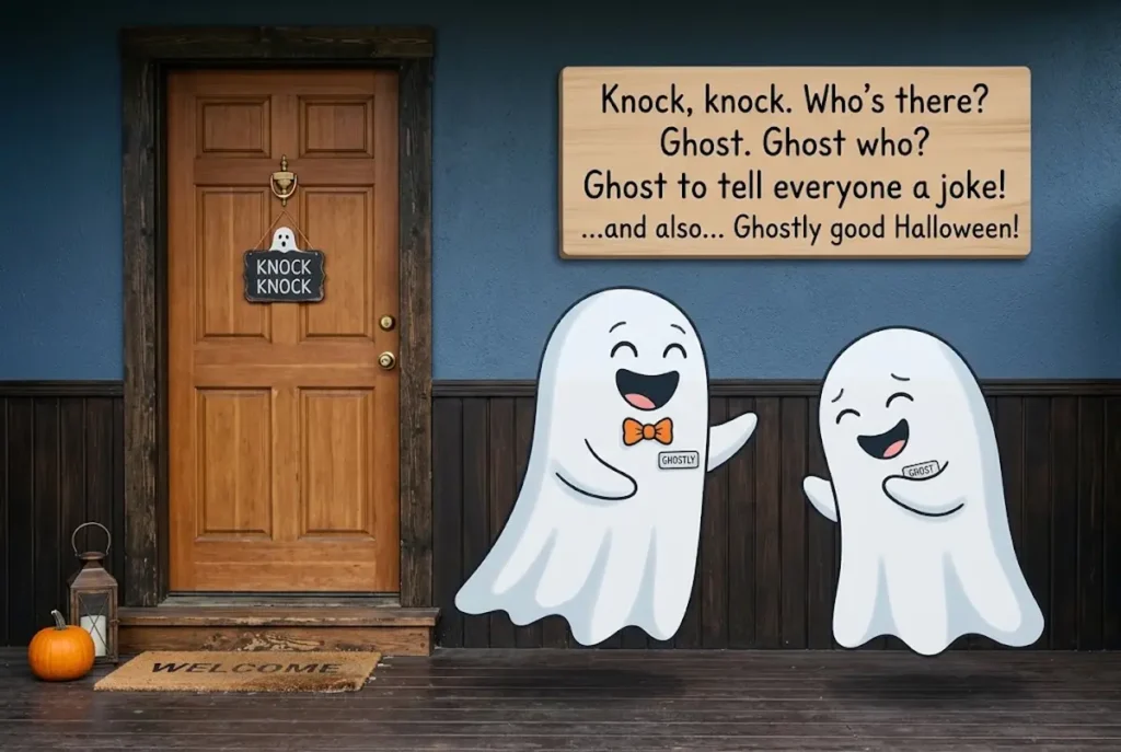 Halloween Knock Knock Jokes About Ghosts