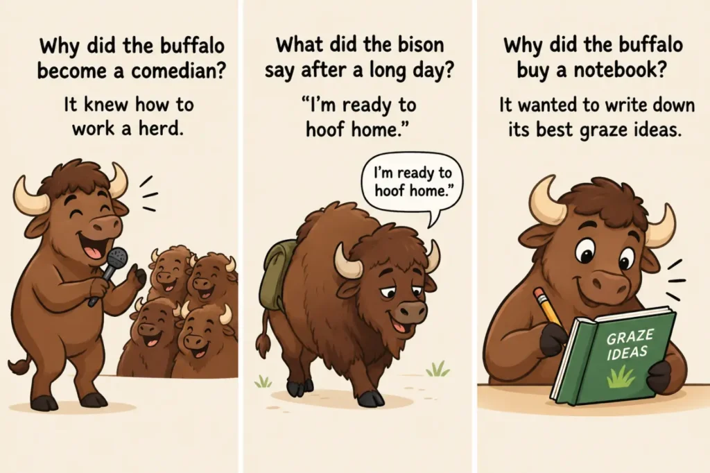 More Buffalo and Bison Jokes to Share