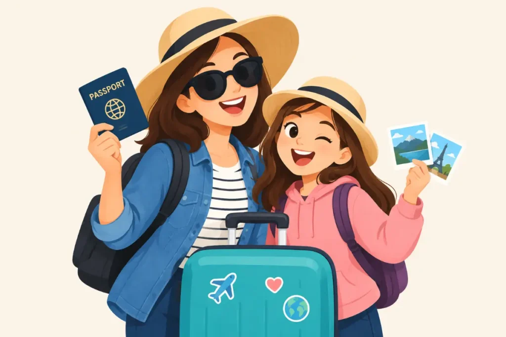 Mother-Daughter Vacation Captions