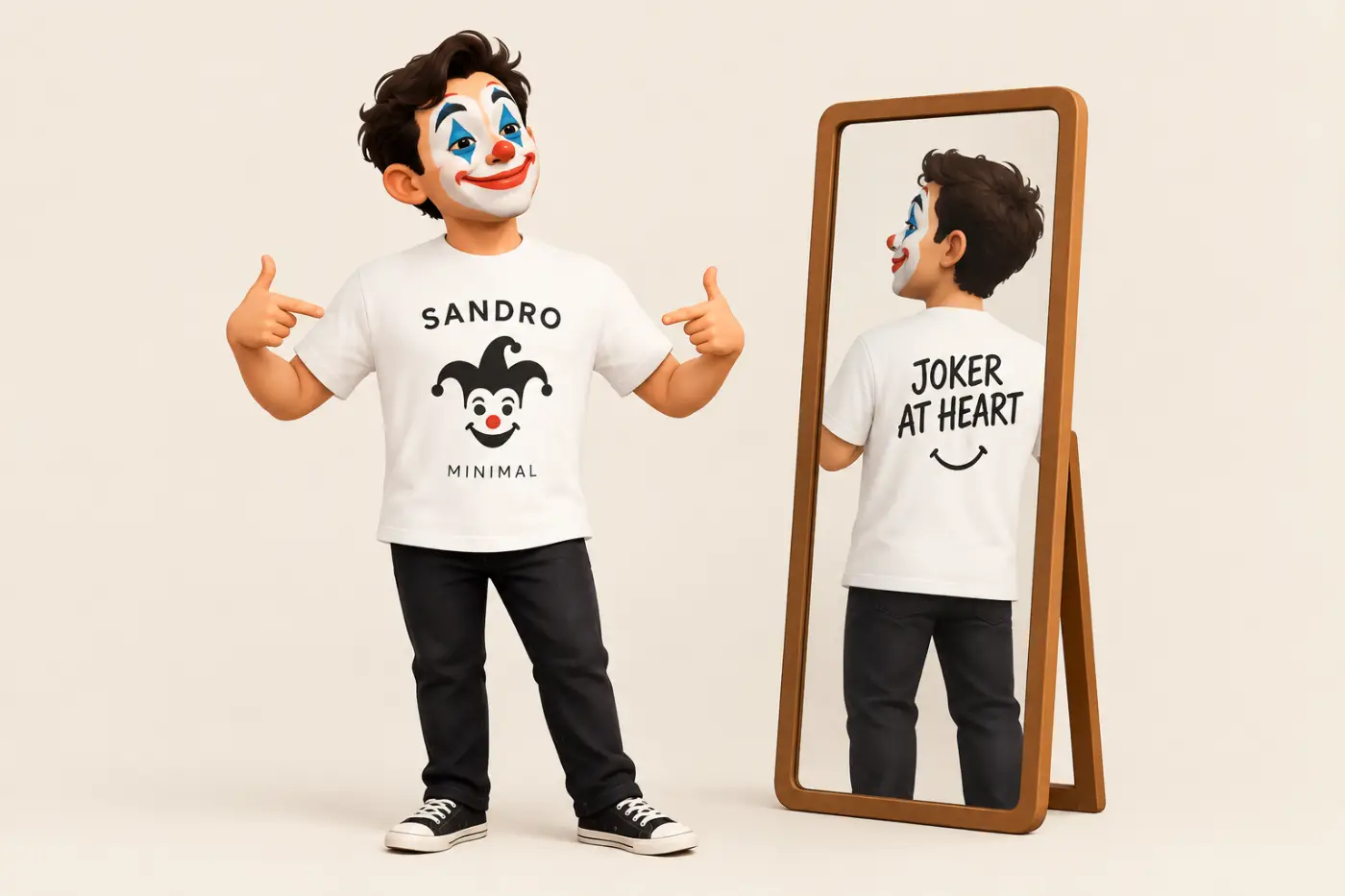 Sandro Minimal Joker Shirt