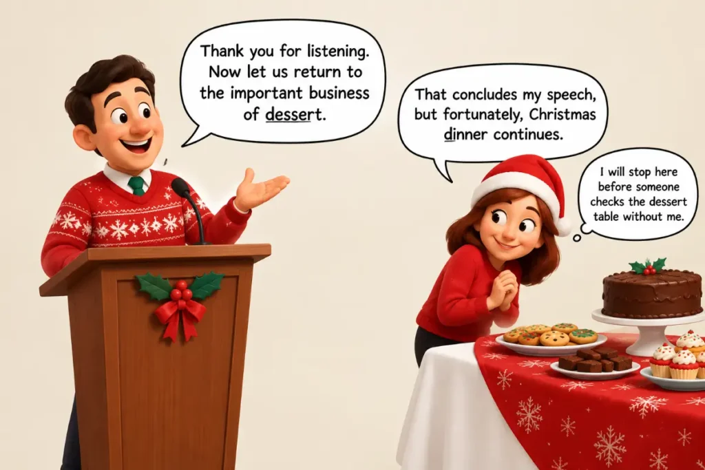Short Christmas Speech Jokes, One-Liners and Closing Laughs
