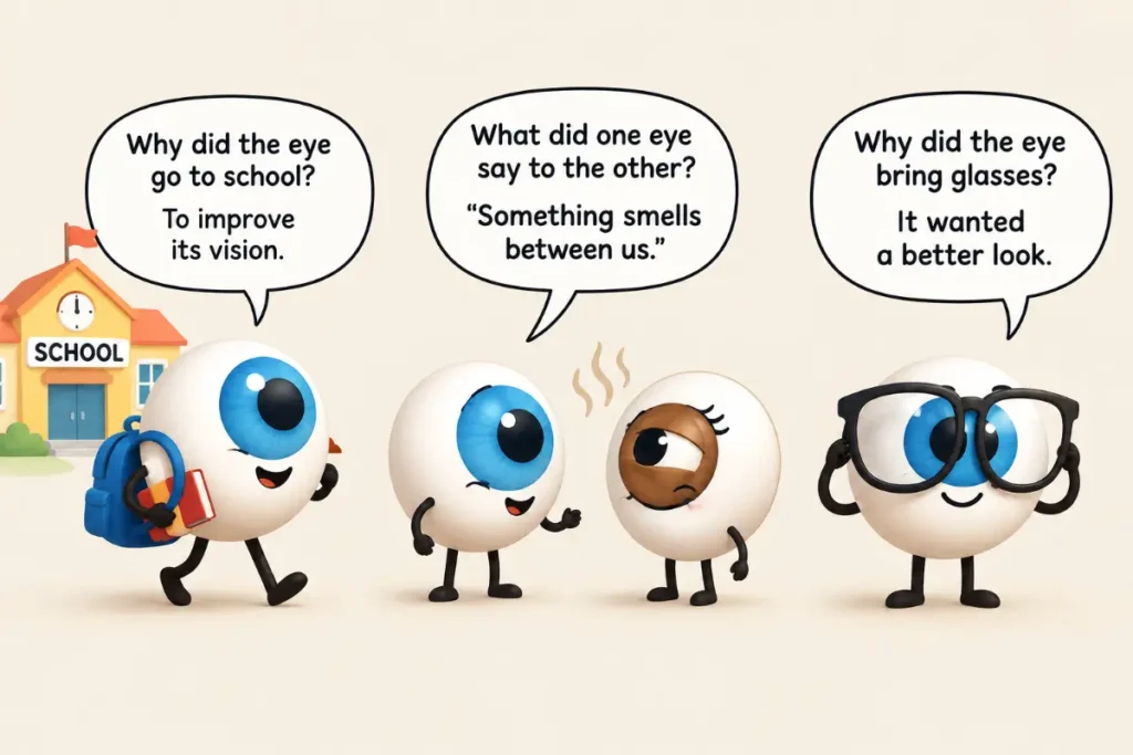 Short Eye Jokes for Kids