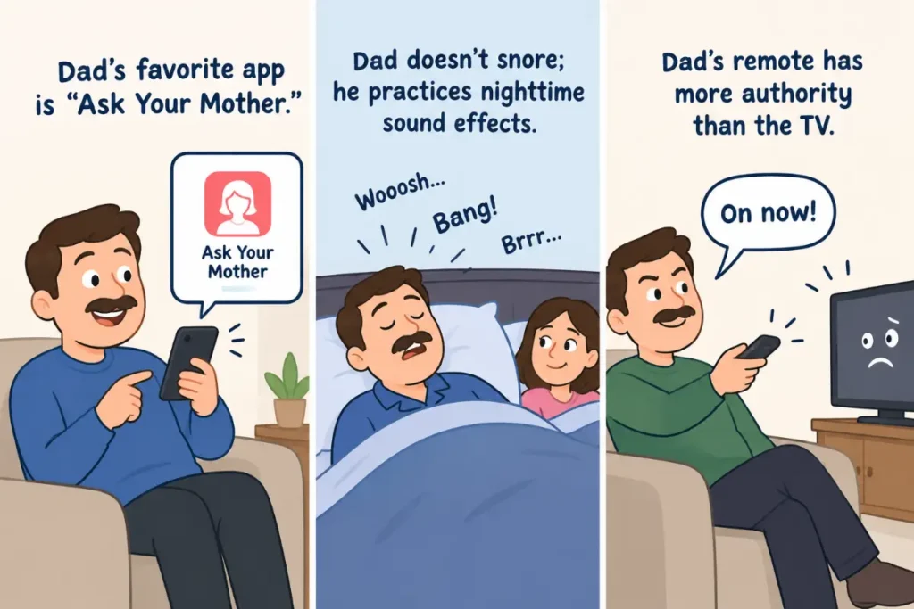 Short Father and Family One-Liners