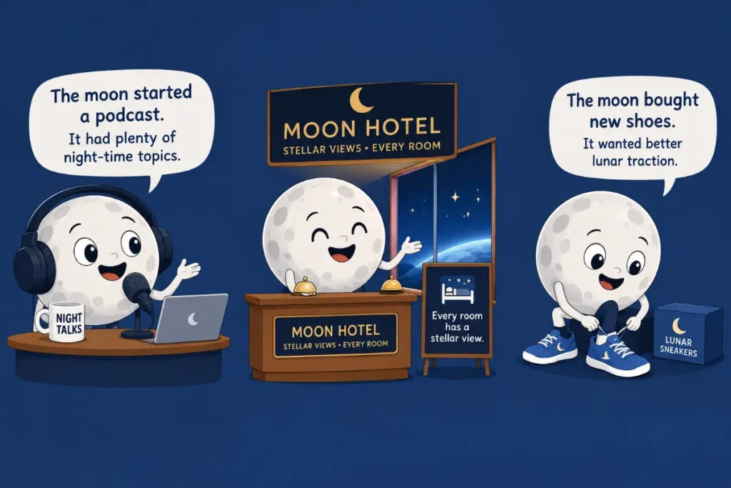 Silly Moon Puns