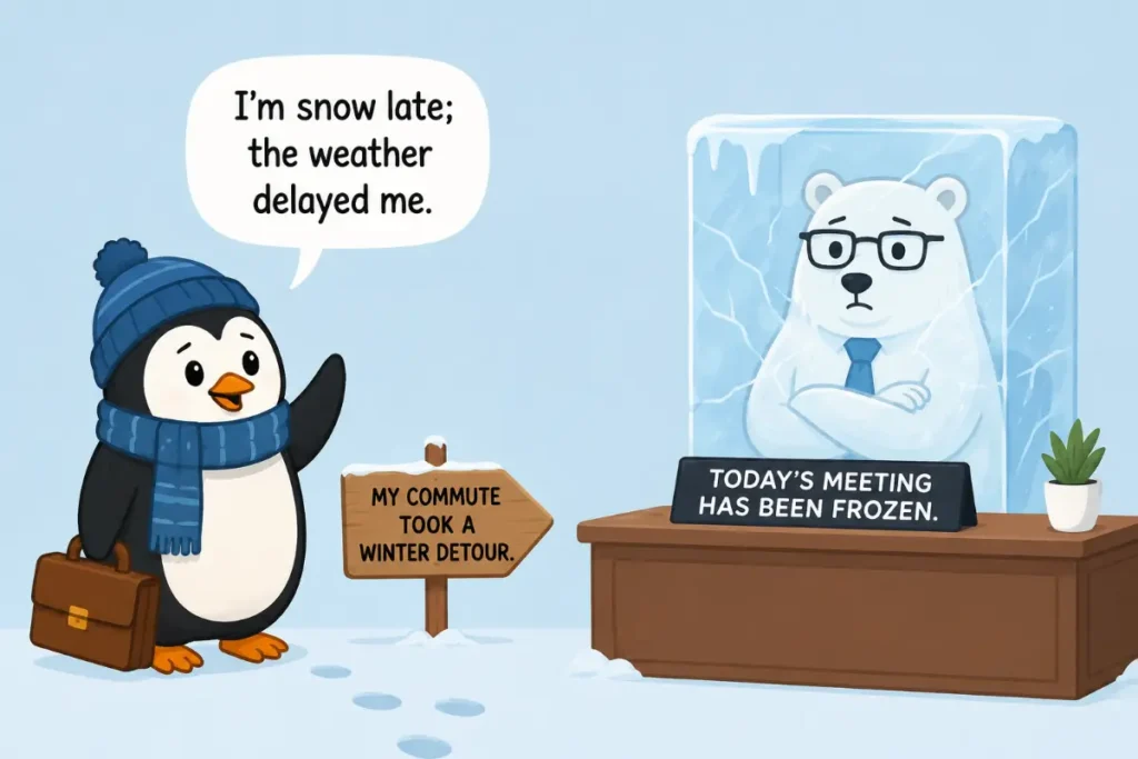 Snow Puns for Work and School