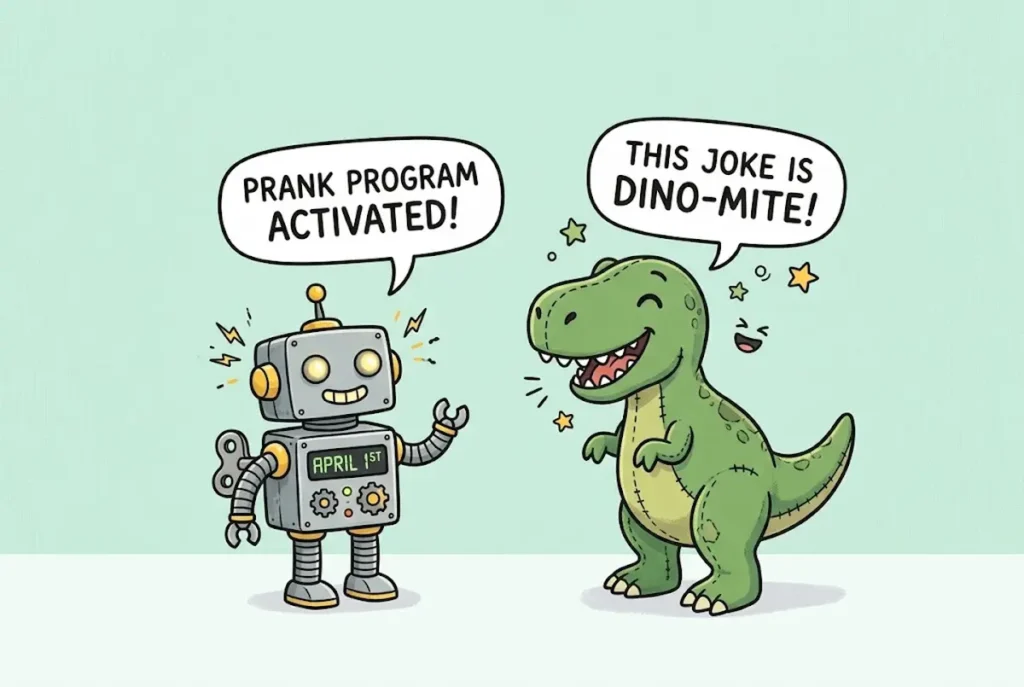 April Fools Animal and Toy Surprise Jokes